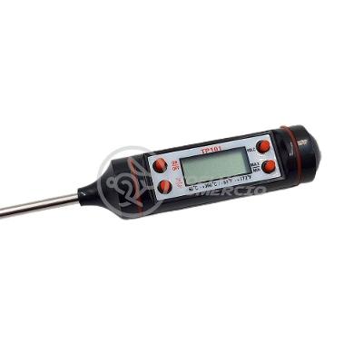 Termômetro Culinário Cozinha Digital Com Espeto Alimentos E Líquidos Mede -50ºc A +300ºc