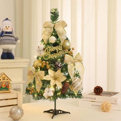 Arvore De Natal Dobravel 60cm Galhos Pequenos Pinheiro Natalino De Mesa Escritorio Quarto Infantil Verde