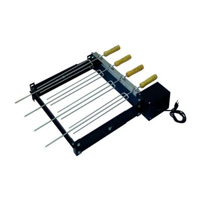 Kit Giratório Baixo Para Churrasqueira Com 06 Espetos Bivolt