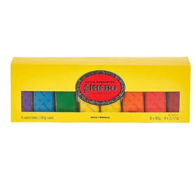 Caixa Sabonete De Glicerina Phebo Amarelo 8x90g Vegano Cruelty Free