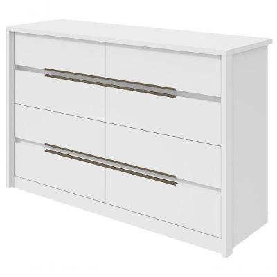 Comoda Urban 8 Gavetas - Lopas Branco.