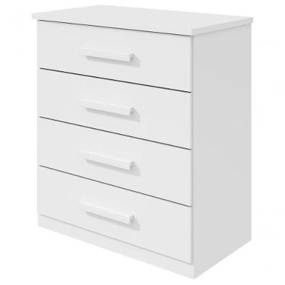 Comoda Baiao 4 Gavetas - Lopas Branco