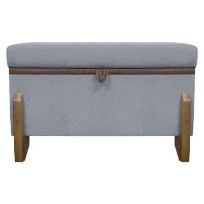 Puff Recamier Versallies 50 Cm Concreto Bouclé