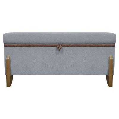 Puff Recamier Versallies 100 Cm Concreto Bouclé