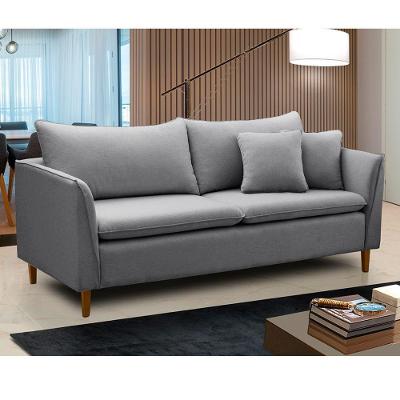 Sofá Living Kassia 2 Lugares 1,64m Azul Lansofbr