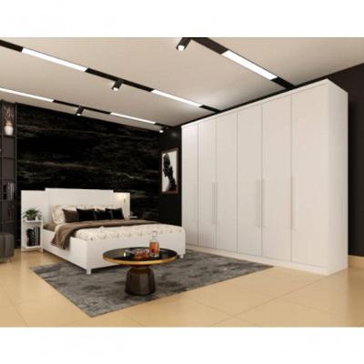 Guarda Roupa Casal 6 Portas 6 Gavetas Veneza - Tcil Móveis - Neve