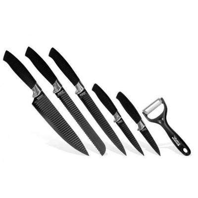 Kit Facas Everrich 6 Peças Aço Inox Antiaderente