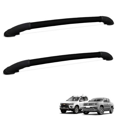 Rack Teto Longarina S10 Frontier Hilux Amarok Elegance Aço Carbono Preto Bepo