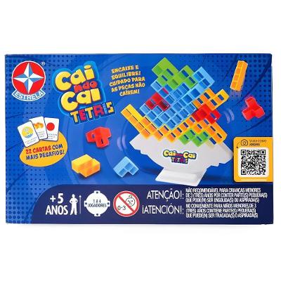 Jogo De Equilíbrio Cai Não Cai Tetris - Estrela Unica Jogo De Equilíbrio Cai Não Cai Tetris - Estrela