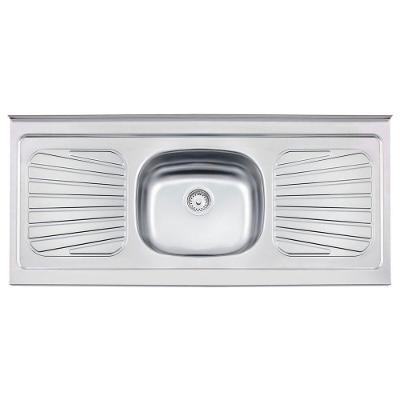Pia De Apoio New Raggi 40 Aço Inox Pré Polido 120x52cm - Tramontina 93041/527