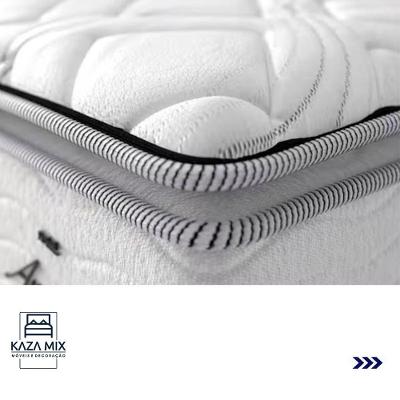 Cama Box Baú E Colchão Amsterdã Molas Ensacadas Queen Probel Queen Bege