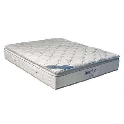 Cama Box Baú Marrom E Colchão Freedom Molas Ensacadas King Ortobom