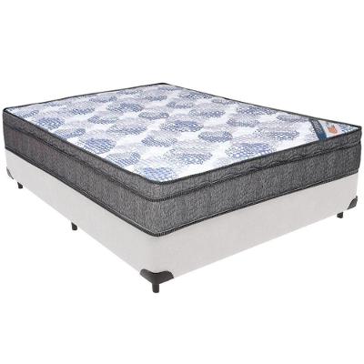 Cama Box Branco E Colchão Iso Superpocket Molas Ensacadas Casal Ortobom