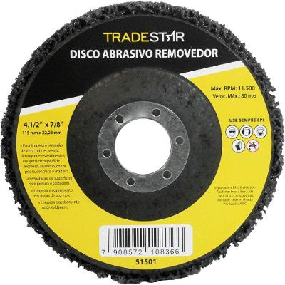 Disco Abrasivo Removedor 4.1/2 X 7/8 P/ Limpeza Tradestar