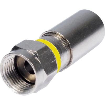 Conector F Compressao Rg6 Cfmp002 Niquel Storm