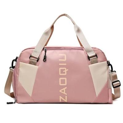 Bolsa Mala Grande Alça Academia Esportiva Viagem Piscina Ideal Para Viagens Porta Sapatos Rosa
