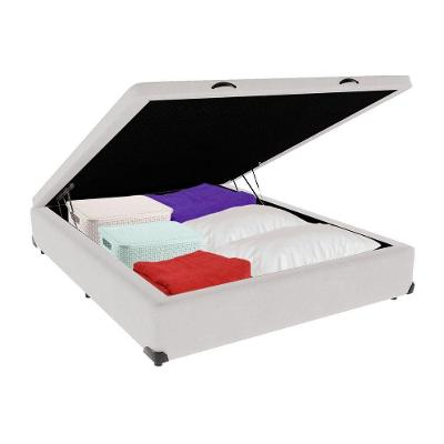 Cama Box Baú Casal 138x188 Branco