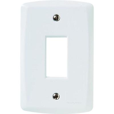 Placa Vertical Lux² 1 Posto 4 X 2 Branca - Tramontina