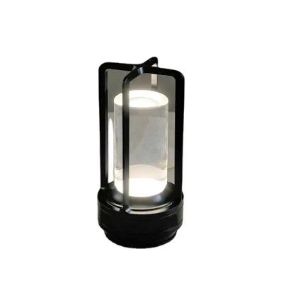 Luminária Led Mesa Recarregável Usb Alumínio Luxo Premium Preto