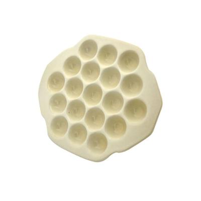 Provolera De Cerâmica Creme 19 Cavidades