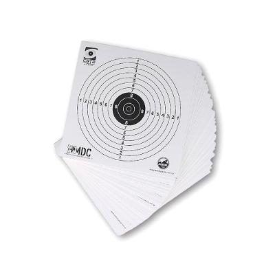 Alvos Papel Descartáveis Para Carabinas E Pistolas 14x14cm