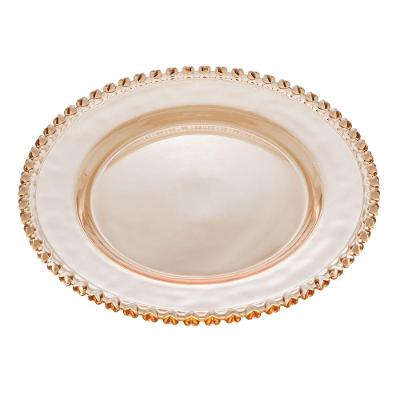 Prato Coração Jantar 28 Cm Lyor Ambar