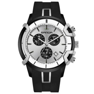 Relógio De Quartzo Masculino Design Esportivo Criativo à Prova D 'água Branci