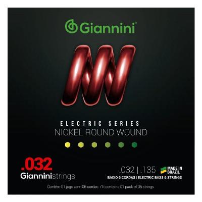 Corda Giannini Para Contrabaixo Geebrs 6 0.032" Pesado