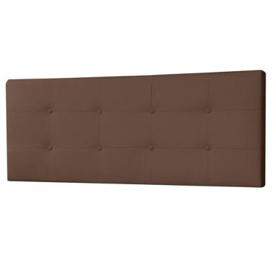Cabeceira Painel King 1,95m Berlim Suede Marrom Sky Mobile