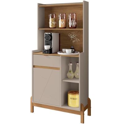Aparador Cantinho Cafe 50527 1 Porta 81cm Off White Cedro Dcasa Off White Cedro