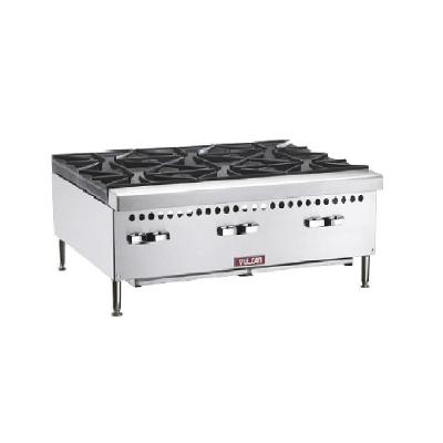 Fogão De Bancada 6 Bocas À Gás Hotplate VCRH-36 Hobart Vulcan