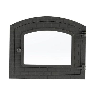 Porta Forno Ferro Fundido Com Vidro Libaneza Colonial G