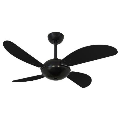 Ventilador De Teto Volare Preto Fly Office Preto 127V