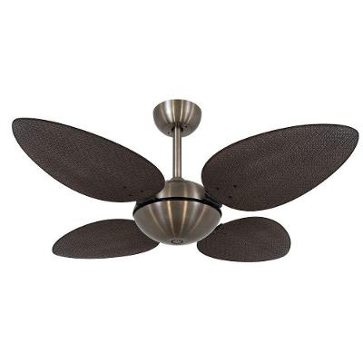 Ventilador De Teto Volare Office Petalo Palmae Marrom 220V