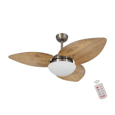 Ventilador De Teto Bronze 3 Pás Rádica 220v C/ Controle