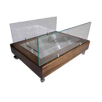 Lareira Ecológica a Álcool 92° com queimador Duplo de 40cm
