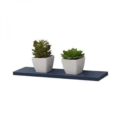 Prateleira 50X10cm Azul com Suporte Invisível
