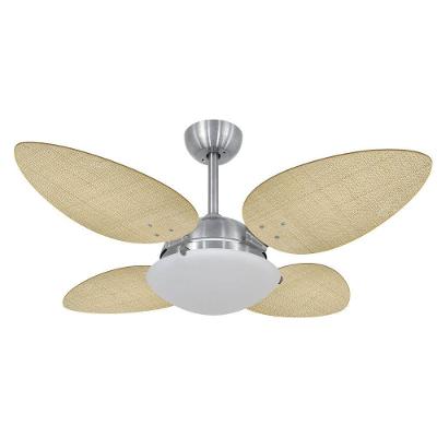 Ventilador De Teto Volare Petalo Palmae Natural 220V
