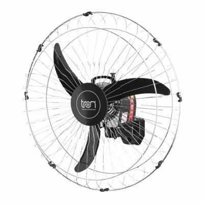 Ventilador De Parede América Preto Bivolt Grade Em Aço