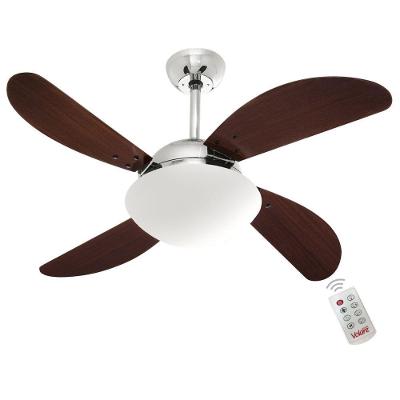 Ventilador Volare Fly Marrom 220V E Controle Remoto