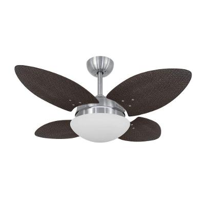 Ventilador De Teto Volare Mini Petalo Palmae Marrom 127V
