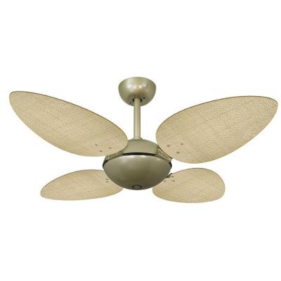 Ventilador De Teto Volare Office Petalo Palmae Natura 220V