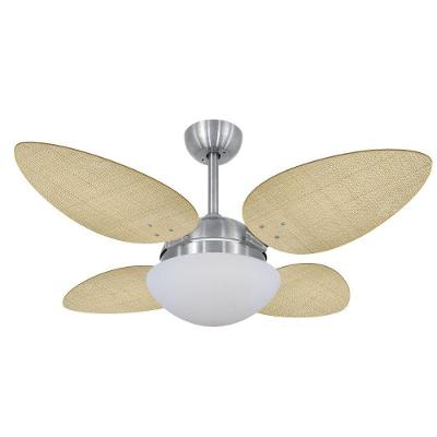 Ventilador De Teto Volare Petalo Palmae Natural 220V