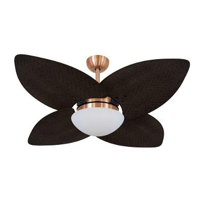 Ventilador De Teto Dormamu Cobre 4 Pás Palmae Marrom 220v