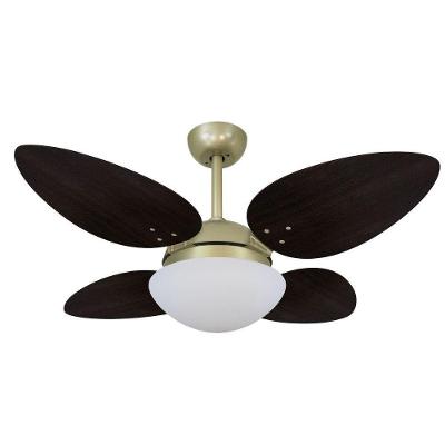 Ventilador De Teto Volare Petalo Quad Marrom 220V