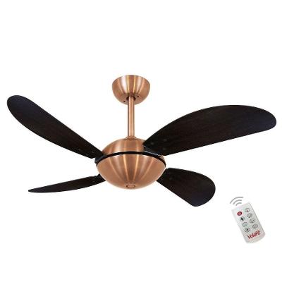 Ventilador Volare Fly Off Marrom 127V E Controle Remoto