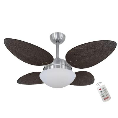 Ventilador Volare P Palmae Marrom 220v E Controle Remoto