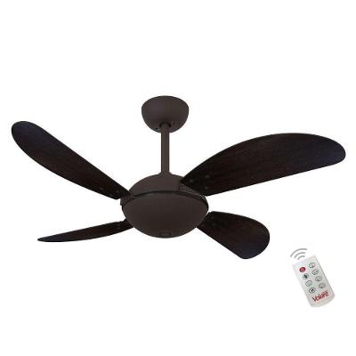 Ventilador Volare Fly Office Marrom 127V E Controle Remoto