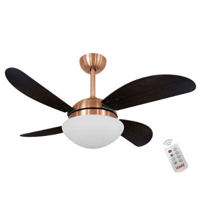 Ventilador Volare Fly Marrom 220V E Controle Remoto