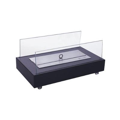 Lareira Ecológica a Álcool 92° em Aço Carbono Colors Preto